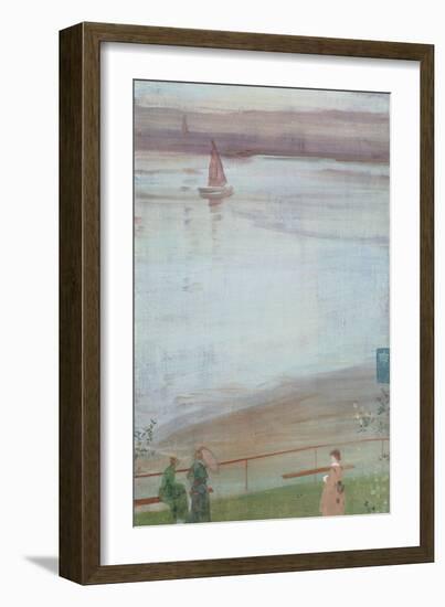 Variations in Violet and Green-James Abbott McNeill Whistler-Framed Art Print