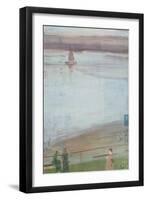 Variations in Violet and Green-James Abbott McNeill Whistler-Framed Art Print