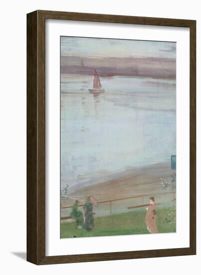 Variations in Violet and Green-James Abbott McNeill Whistler-Framed Giclee Print