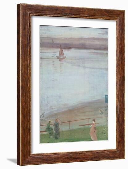 Variations in Violet and Green-James Abbott McNeill Whistler-Framed Giclee Print