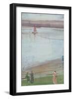 Variations in Violet and Green-James Abbott McNeill Whistler-Framed Giclee Print