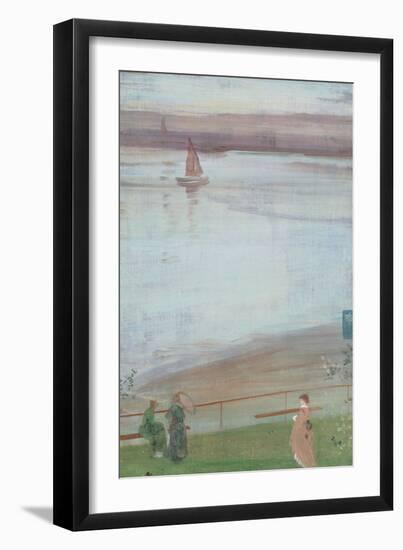 Variations in Violet and Green-James Abbott McNeill Whistler-Framed Giclee Print