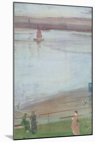 Variations in Violet and Green-James Abbott McNeill Whistler-Mounted Giclee Print