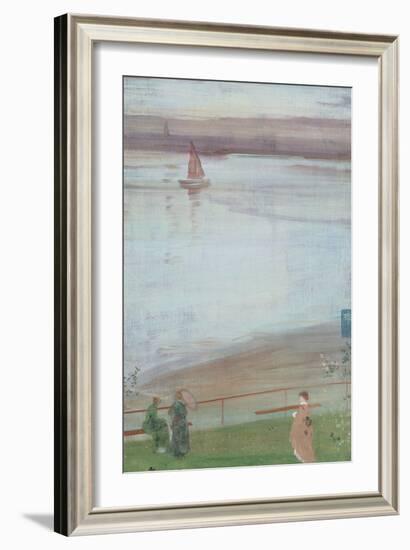 Variations in Violet and Green-James Abbott McNeill Whistler-Framed Giclee Print