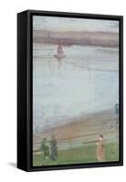 Variations in Violet and Green-James Abbott McNeill Whistler-Framed Stretched Canvas