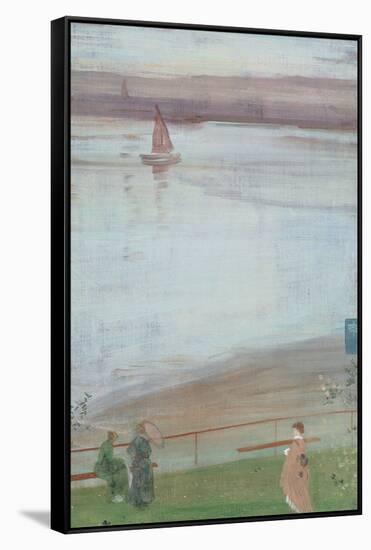 Variations in Violet and Green-James Abbott McNeill Whistler-Framed Stretched Canvas