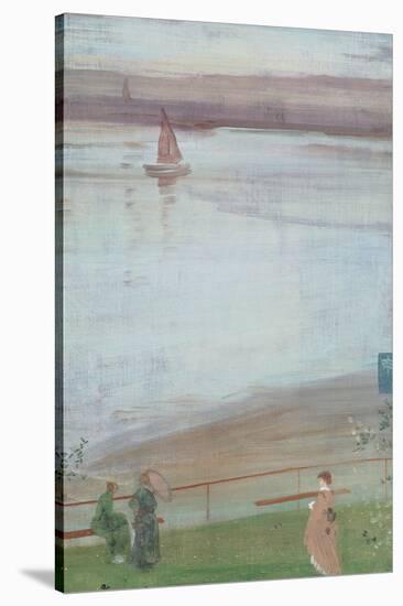 Variations in Violet and Green-James Abbott McNeill Whistler-Stretched Canvas