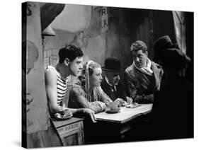 Varietes Nicolas Farkas with Fernand Gravey, Annabella and Jean Gab 1935 (b/w photo)-null-Stretched Canvas