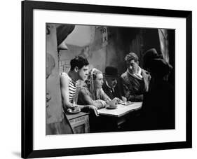 Varietes Nicolas Farkas with Fernand Gravey, Annabella and Jean Gab 1935 (b/w photo)-null-Framed Photo