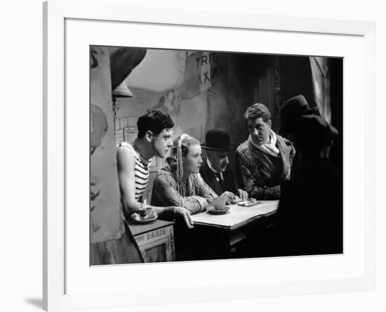 Varietes Nicolas Farkas with Fernand Gravey, Annabella and Jean Gab 1935 (b/w photo)-null-Framed Photo