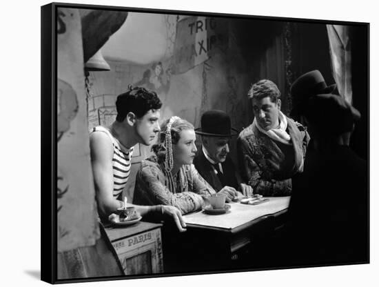 Varietes Nicolas Farkas with Fernand Gravey, Annabella and Jean Gab 1935 (b/w photo)-null-Framed Stretched Canvas