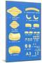 Varieties of Pasta-Found Image Press-Mounted Giclee Print