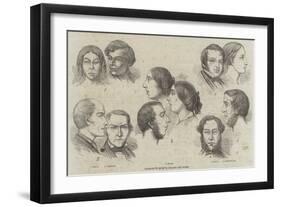 Varieties of Races in England and Wales-null-Framed Giclee Print