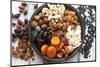 Variety of 12 Assorted Nuts and Dried Fruits-alenkasm-Mounted Photographic Print