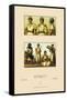 Variety of African Costumes-Racinet-Framed Stretched Canvas