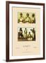 Variety of African Costumes-Racinet-Framed Art Print