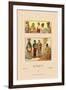 Variety of African Costumes-Racinet-Framed Art Print