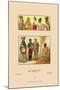 Variety of African Costumes-Racinet-Mounted Art Print