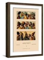 Variety of Asiatic Head-Coverings-Racinet-Framed Art Print