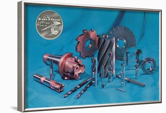 Variety of Cutting Tools-null-Framed Art Print