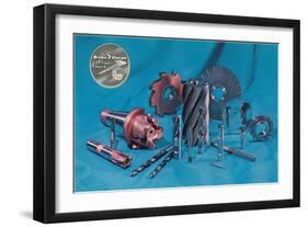 Variety of Cutting Tools-null-Framed Art Print