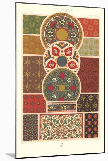 Variety of Decorative Patterns-null-Mounted Art Print