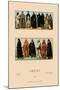 Variety of Dress from the Orient-Racinet-Mounted Art Print