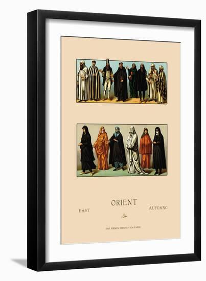 Variety of Dress from the Orient-Racinet-Framed Art Print