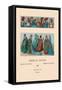 Variety of Fifteenth Century French Costumes-Racinet-Framed Stretched Canvas