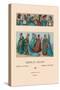 Variety of Fifteenth Century French Costumes-Racinet-Stretched Canvas