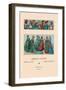 Variety of Fifteenth Century French Costumes-Racinet-Framed Art Print