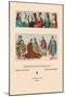 Variety of French Fashions, 1485-1510-Racinet-Mounted Art Print