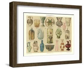 Variety of Glasswork-null-Framed Art Print