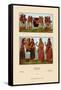 Variety of Indian Ceremonial Garb-Racinet-Framed Stretched Canvas