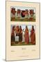 Variety of Indian Ceremonial Garb-Racinet-Mounted Art Print