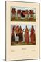 Variety of Indian Ceremonial Garb-Racinet-Mounted Art Print