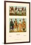 Variety of Indian Ceremonial Garb-Racinet-Framed Art Print