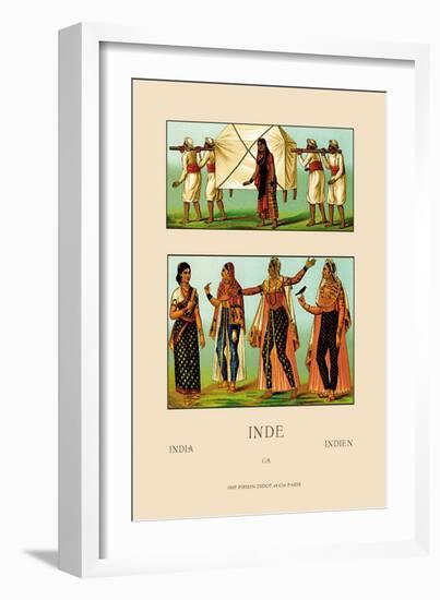 Variety of Indian Ceremonial Garb-Racinet-Framed Art Print