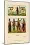 Variety of Indian Ceremonial Garb-Racinet-Mounted Art Print