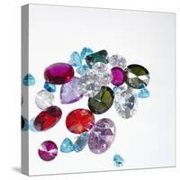 Variety of Jewels-null-Stretched Canvas
