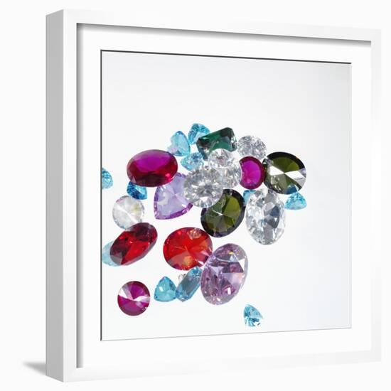 Variety of Jewels-null-Framed Photographic Print