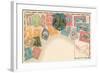 Variety of Mexican Stamps-null-Framed Art Print