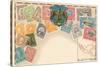 Variety of Mexican Stamps-null-Stretched Canvas