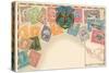 Variety of Mexican Stamps-null-Stretched Canvas