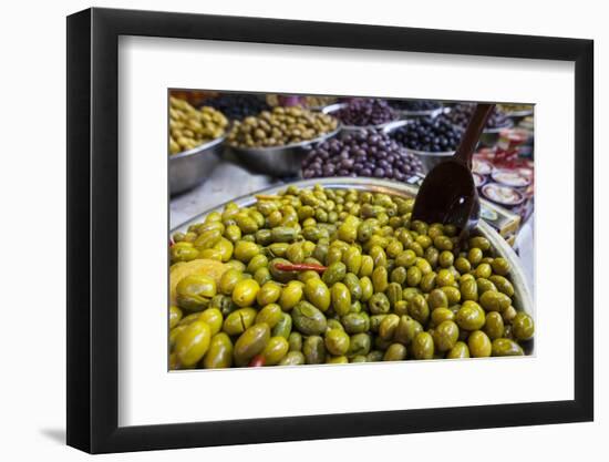 Variety of Olives in Carmel Market-Richard T. Nowitz-Framed Photographic Print