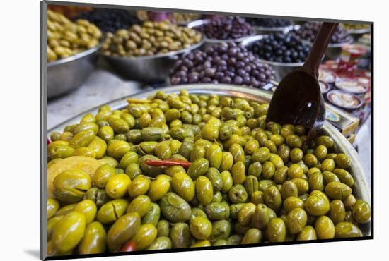 Variety of Olives in Carmel Market-Richard T. Nowitz-Mounted Photographic Print