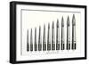 Variety of Paint Brushes-null-Framed Art Print