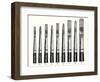 Variety of Paint Brushes-null-Framed Art Print