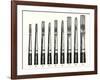 Variety of Paint Brushes-null-Framed Art Print