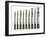 Variety of Paint Brushes-null-Framed Art Print